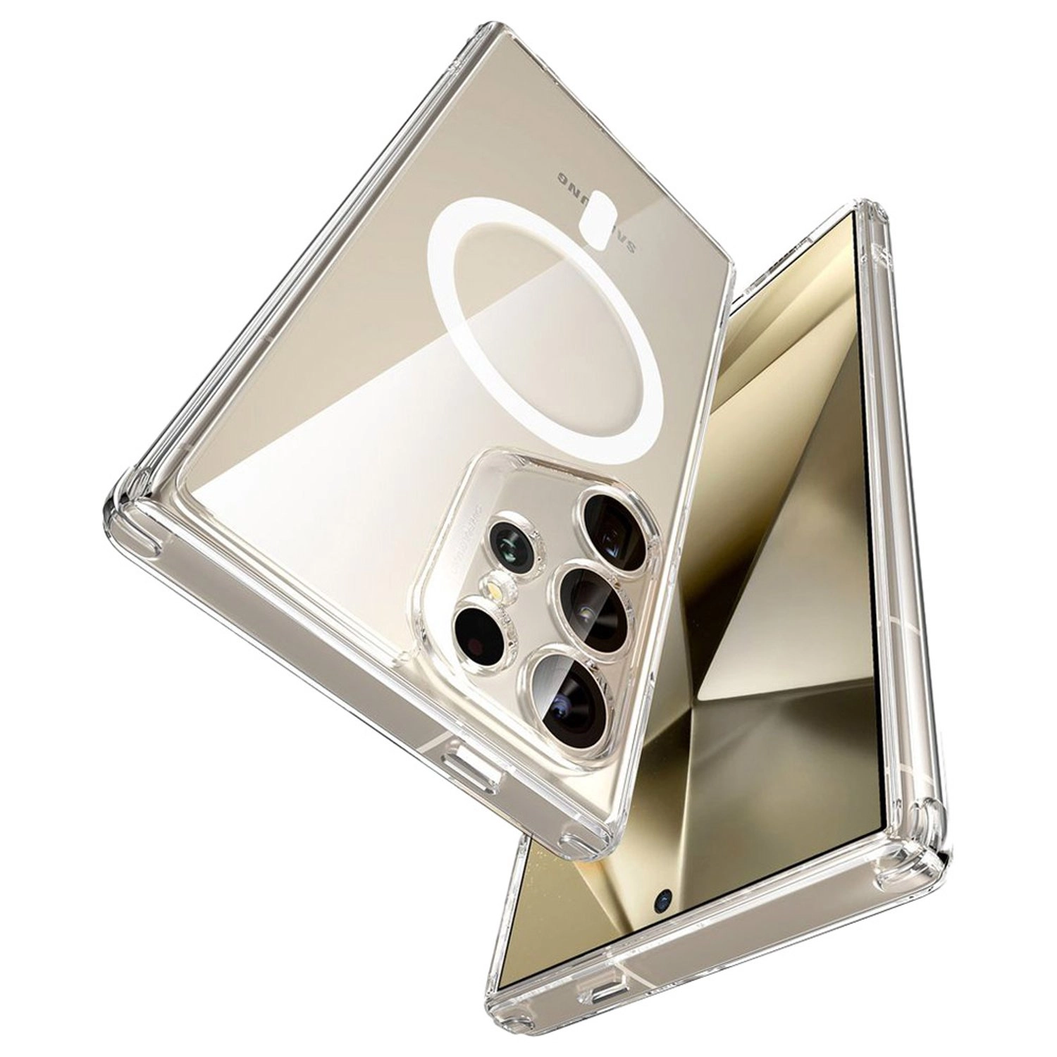 Classic Hybrid Clear Case with MagSafe for Galaxy S24 Ultra