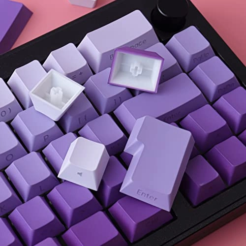 Keycaps PBT - 135 Keys Purple Gradient Cherry Profile