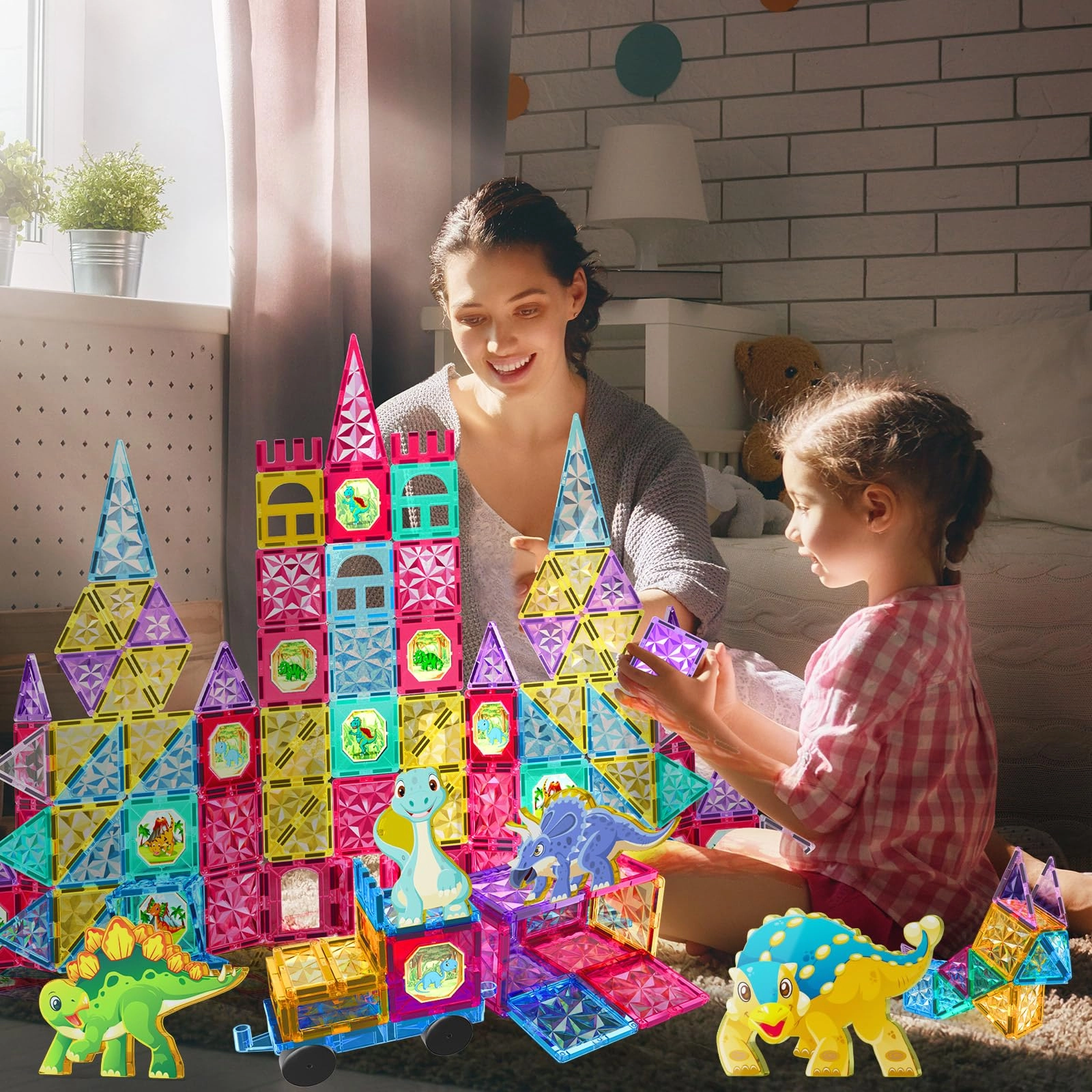Magnetic Tiles - Construction 110pcs