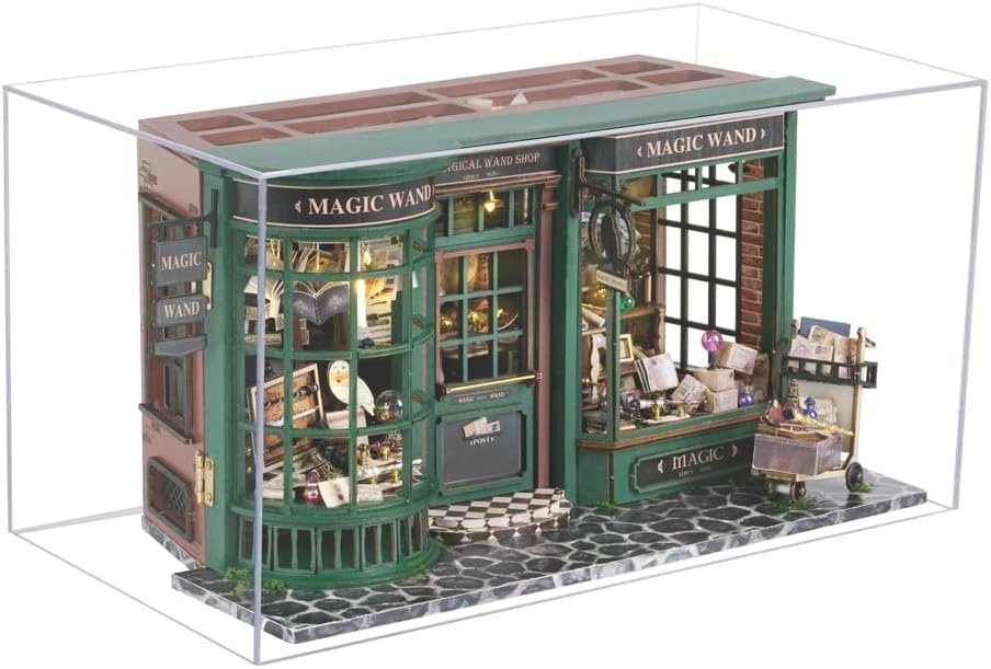 3D Wooden Puzzle Bookshelf Insert - Library of Books 1:24