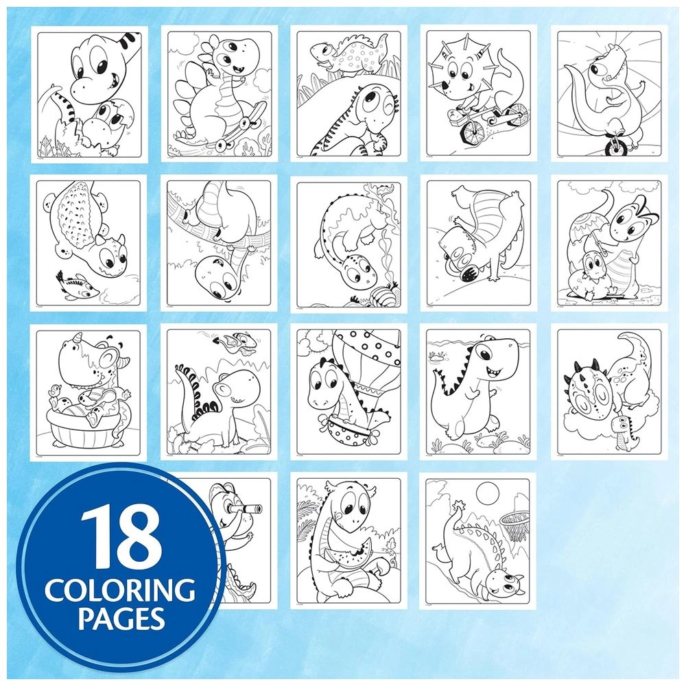 Color Wonder Dinosaur - 18 pages 5 markers