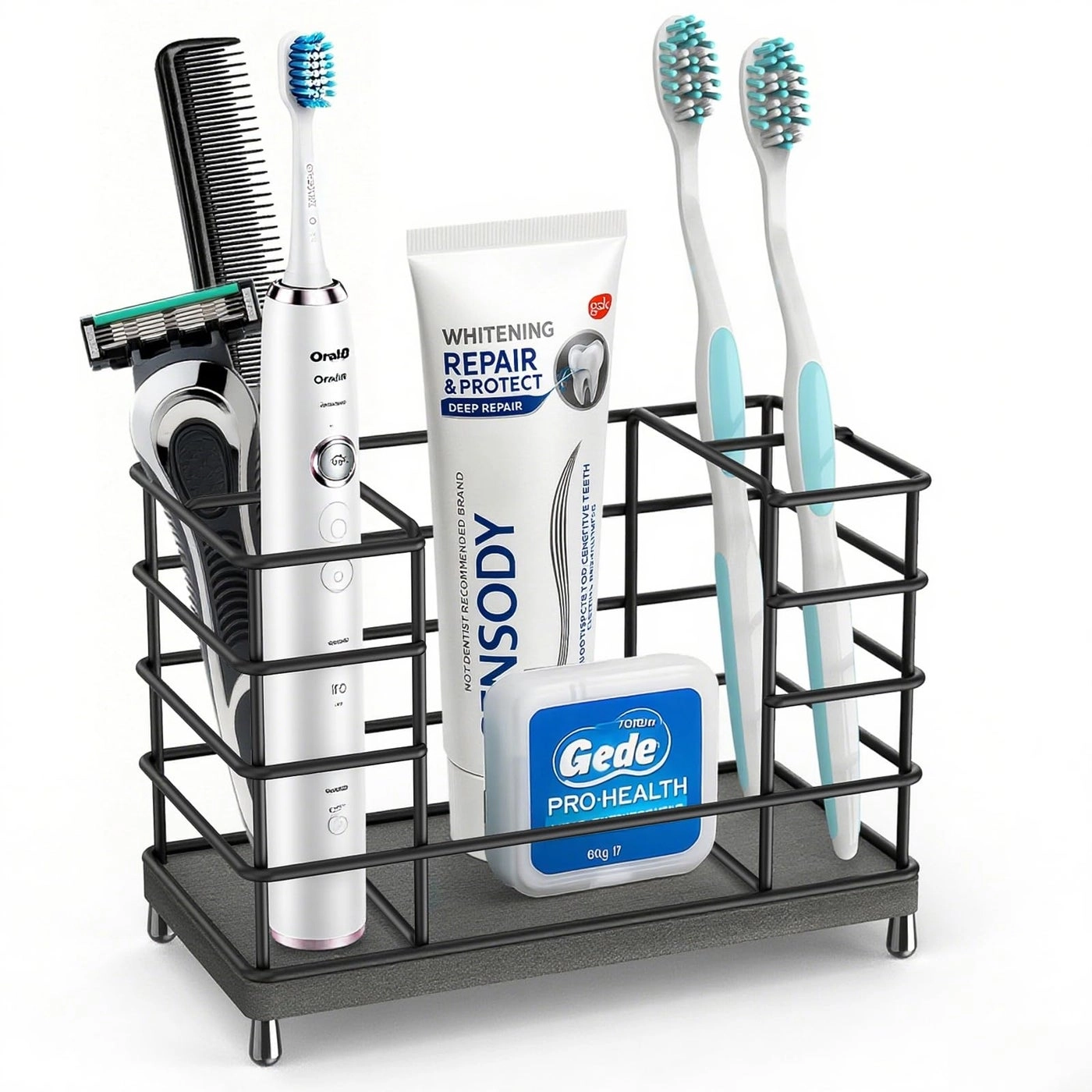 Toothbrush Holder - Bathroom Countertop 5