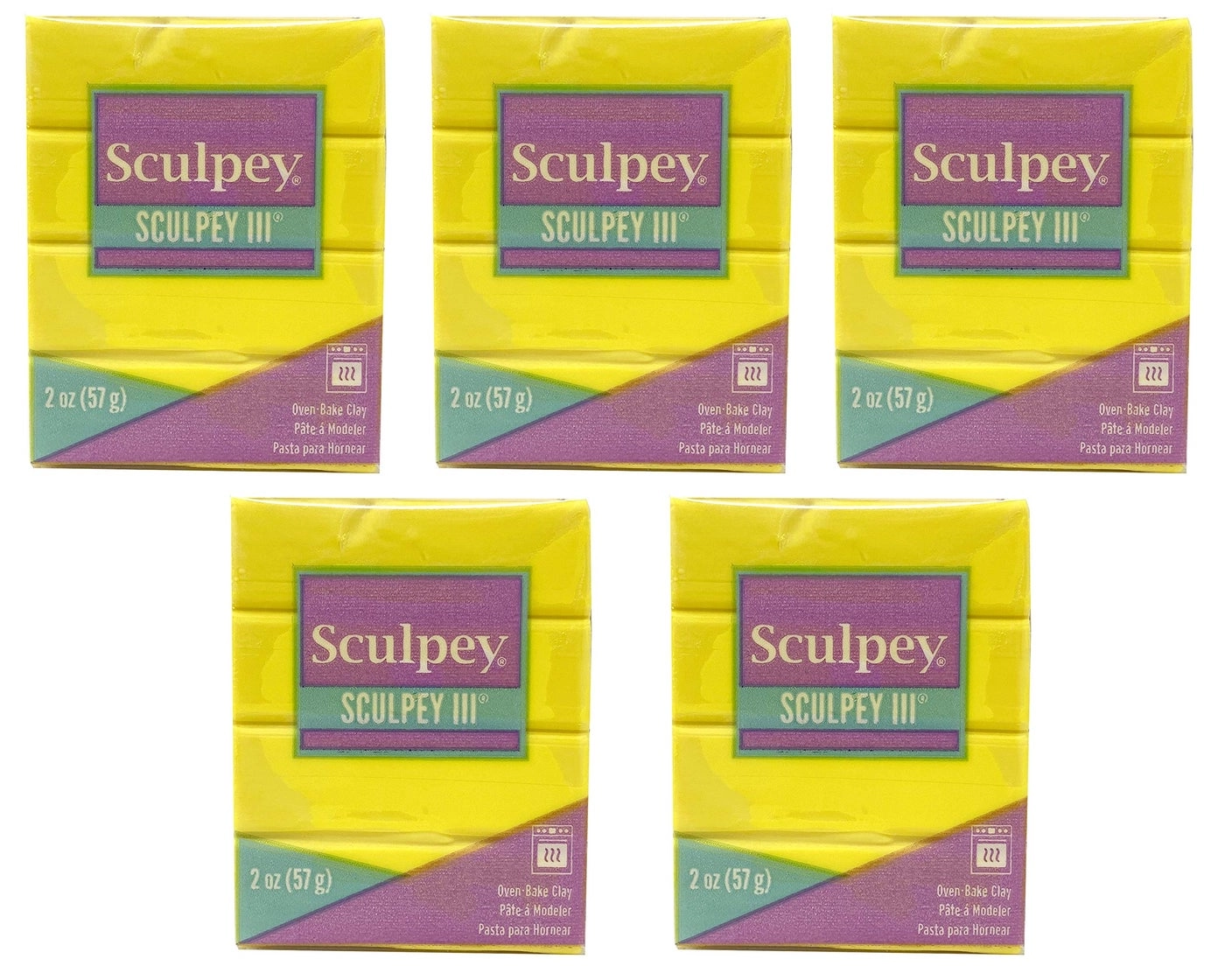 OvenBake Clay - 57g 5pcs.