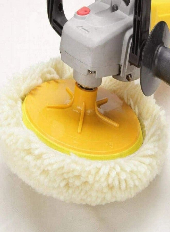 Wool Polishing Polishers - 7inch 185 mm White