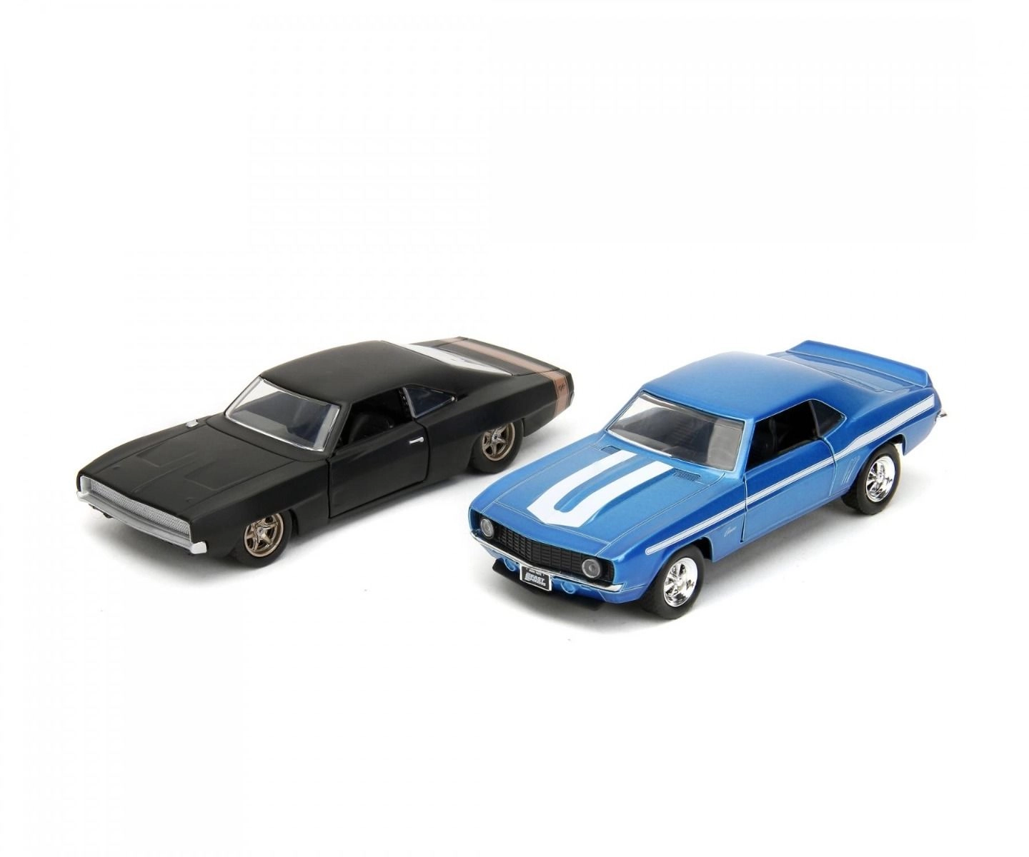 Jada 1969 Chevrolet Camaro - 1:32 2pcs + 1968 Dodge Charger Widebody - 1:32