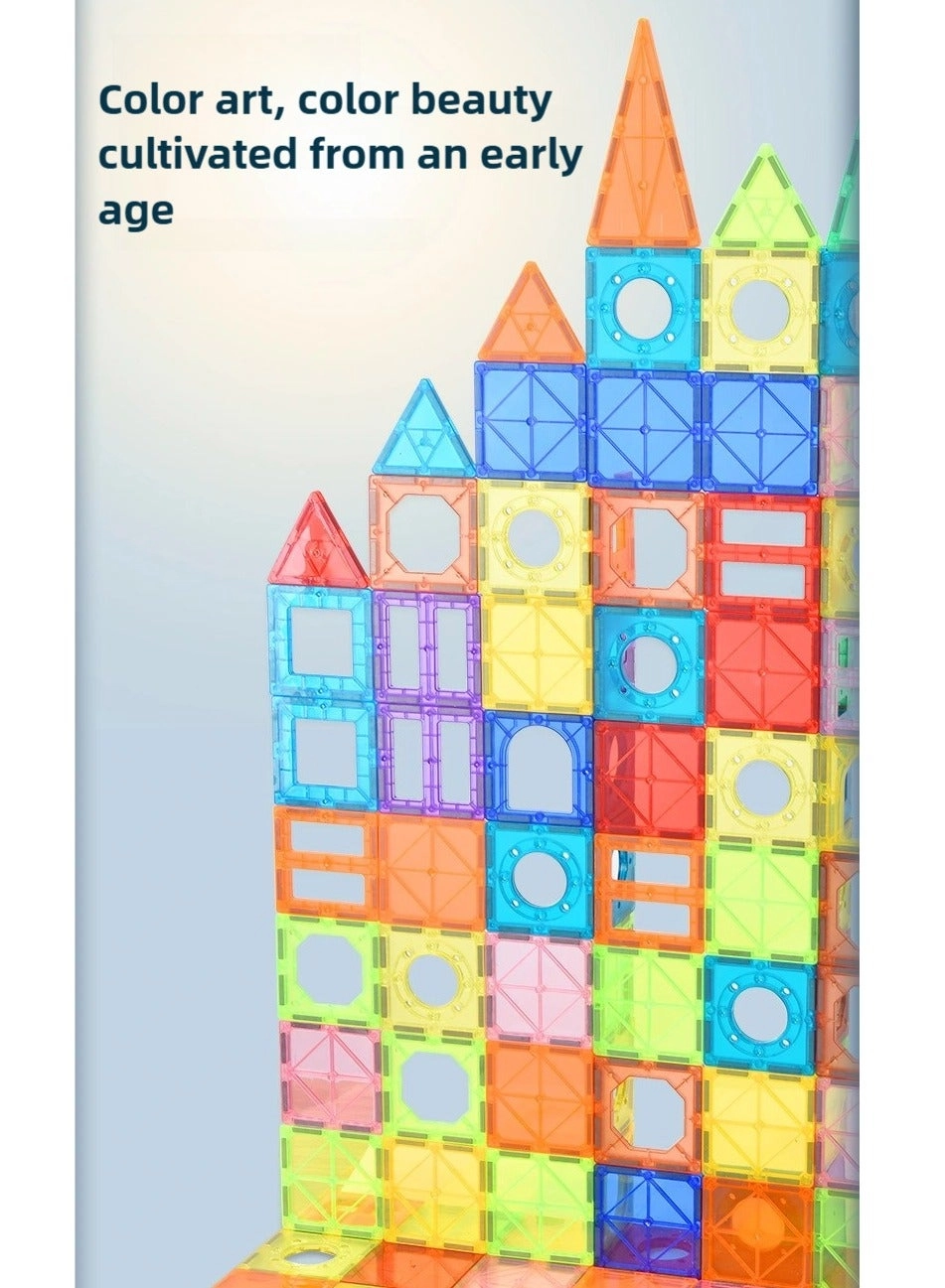 Construction Magnetic Blocks - 120pcs