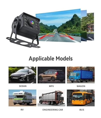 Rear View Parking Camera - Night Vision Wire