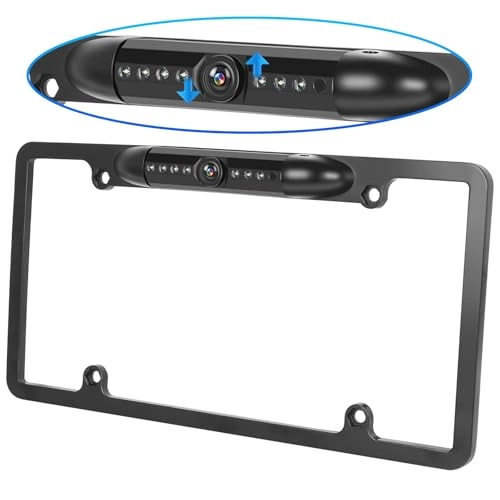 License Plate Frame Backup Camera - Night vision Wired 1920x1080