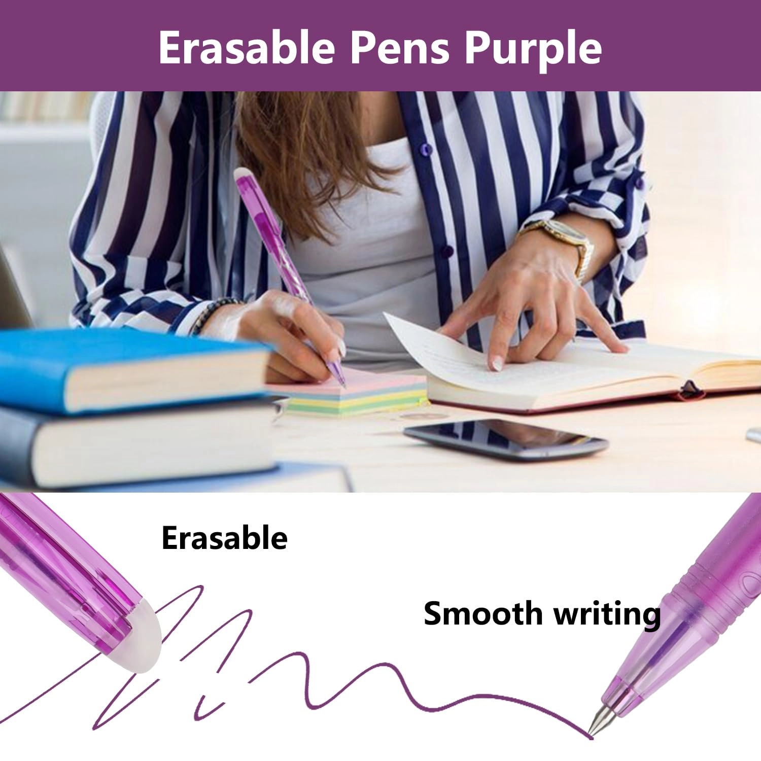 Erasable Gel Pens - 7PCS 0.5mm