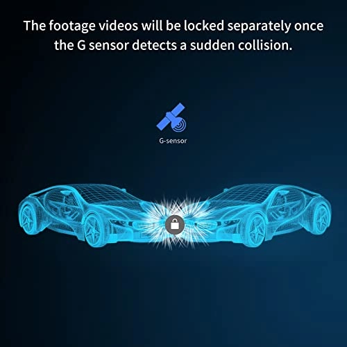 Dashcam - Night vision 3 cameras 128GB