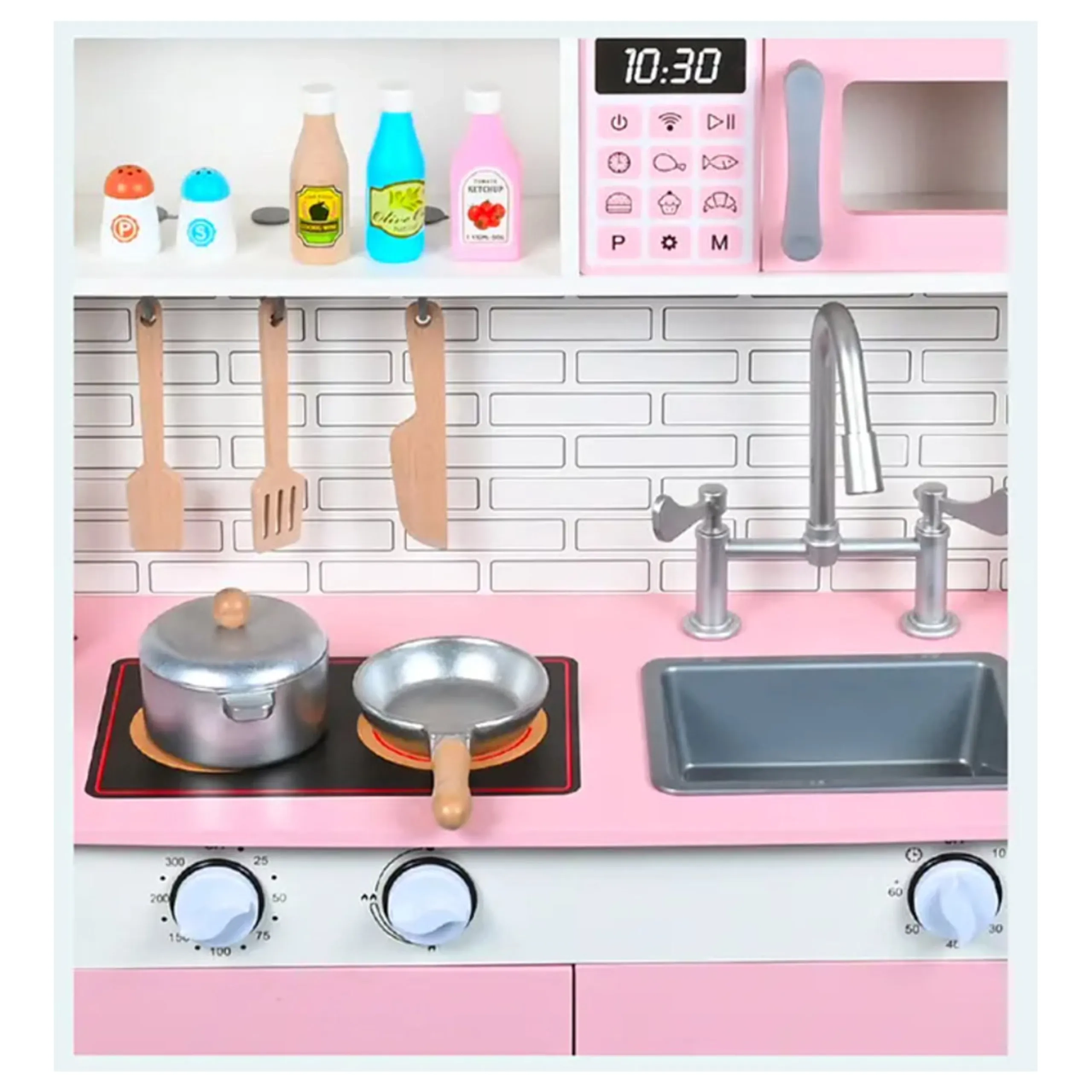 Kids Kitchen Wooden Playing Toy Set (GF-MMM-911)