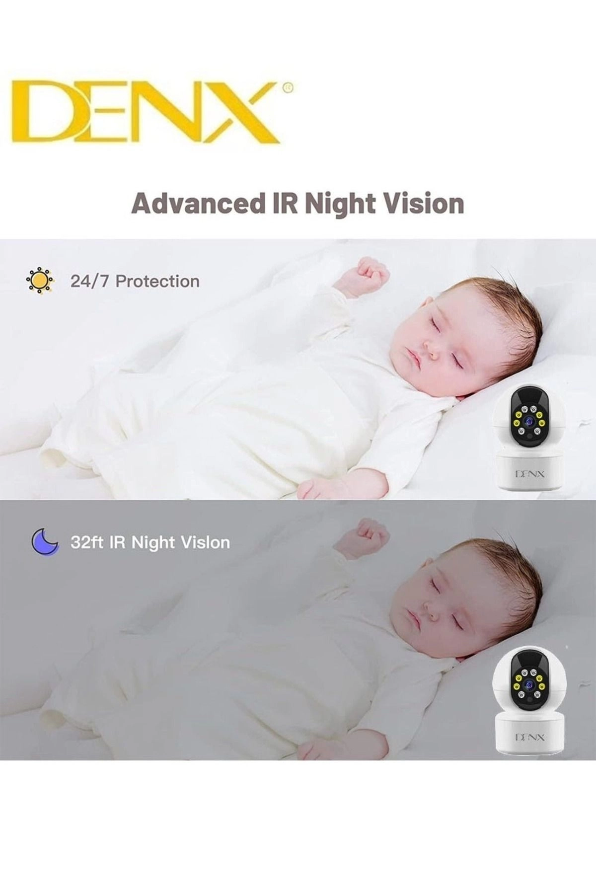 High-resolution surveillance camera 3.0 MP