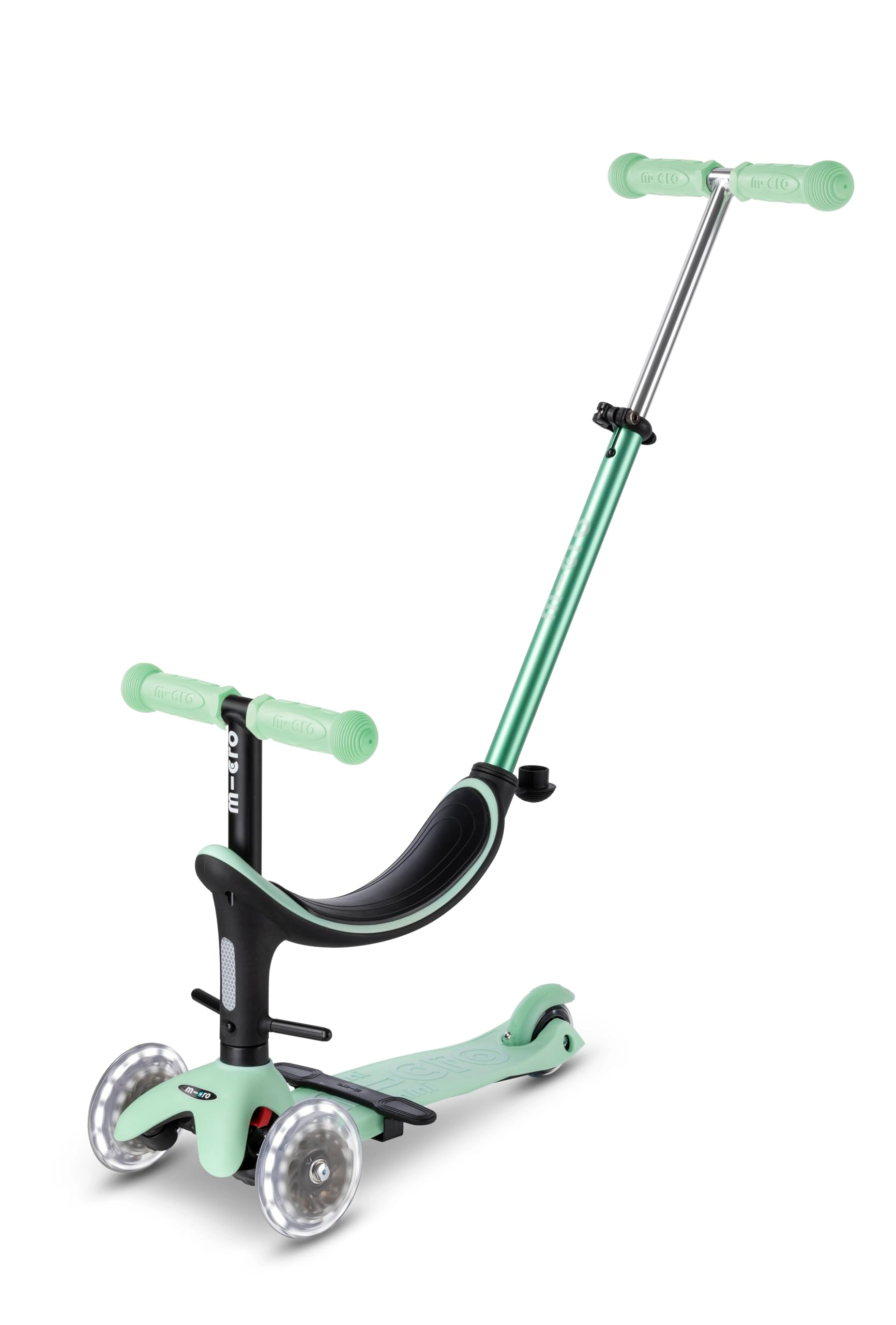 Micro Mini 2Grow Deluxe Magic 3-Wheel Kick Scooter – 120/85mm LED