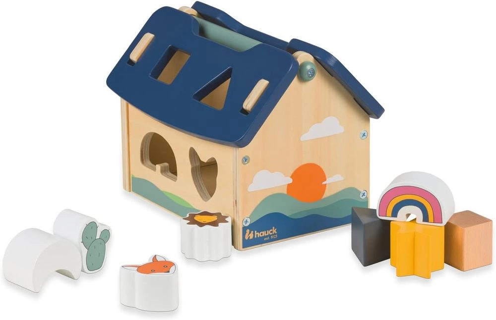 Hauck Sort'n'Build Shape Sorter - Suitable for 6 Months & Above. 8 piece(s)