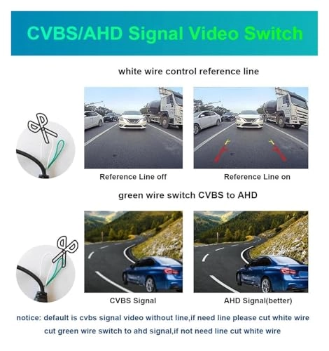 Rear View Camera - Night Vision Wired or Wireless 1280*720P
