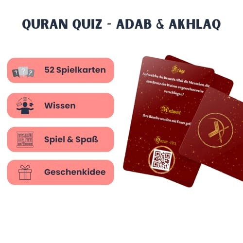 Islamic Game Quiz Cards: Aqidah - Card Game (German)