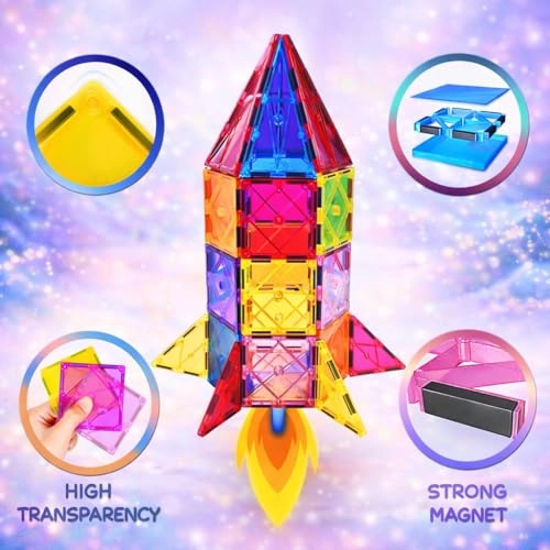 Magnetic Blocks - Frozen Princess Castle 34 pcs