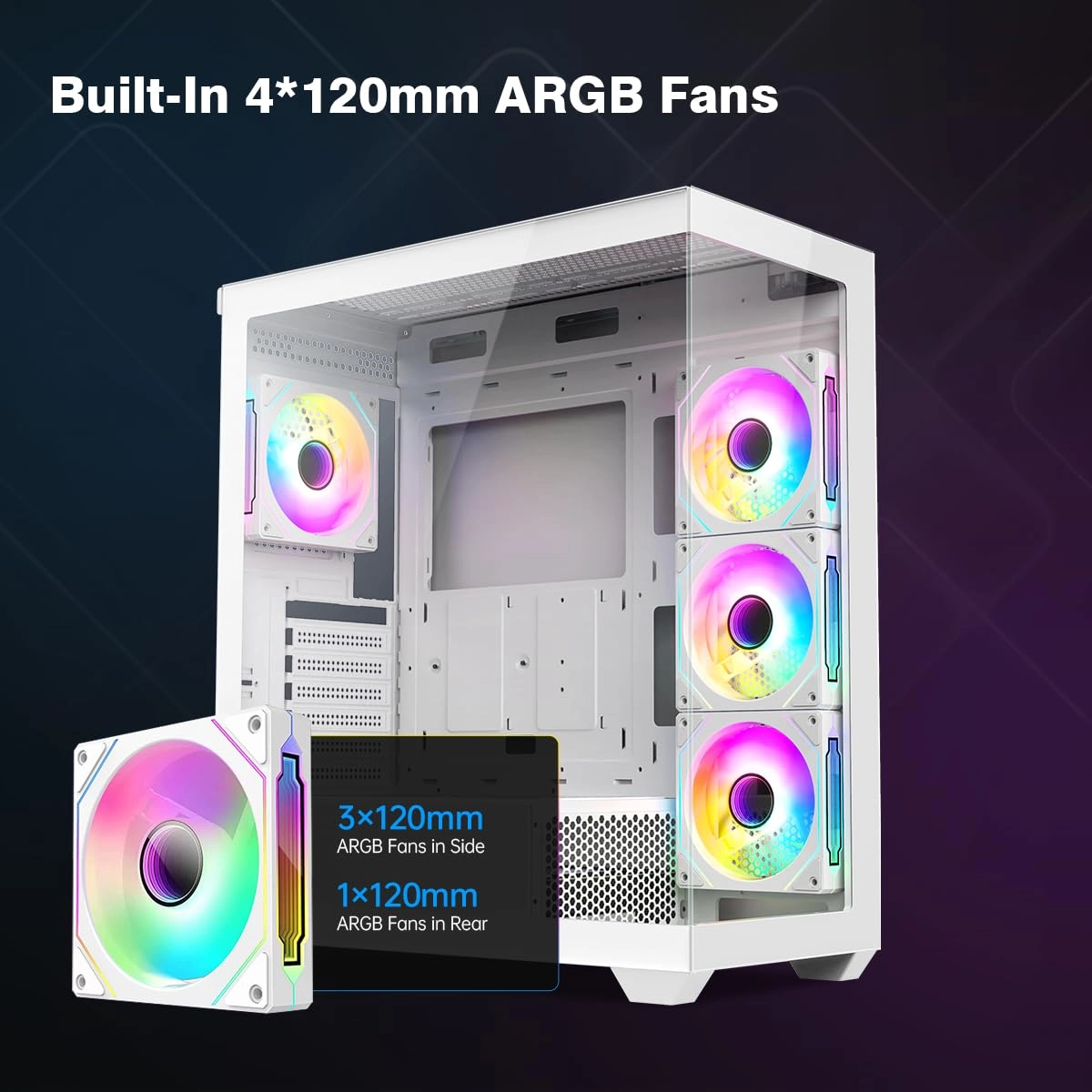 OV603 - Tempered Glass ATX Mid-Tower