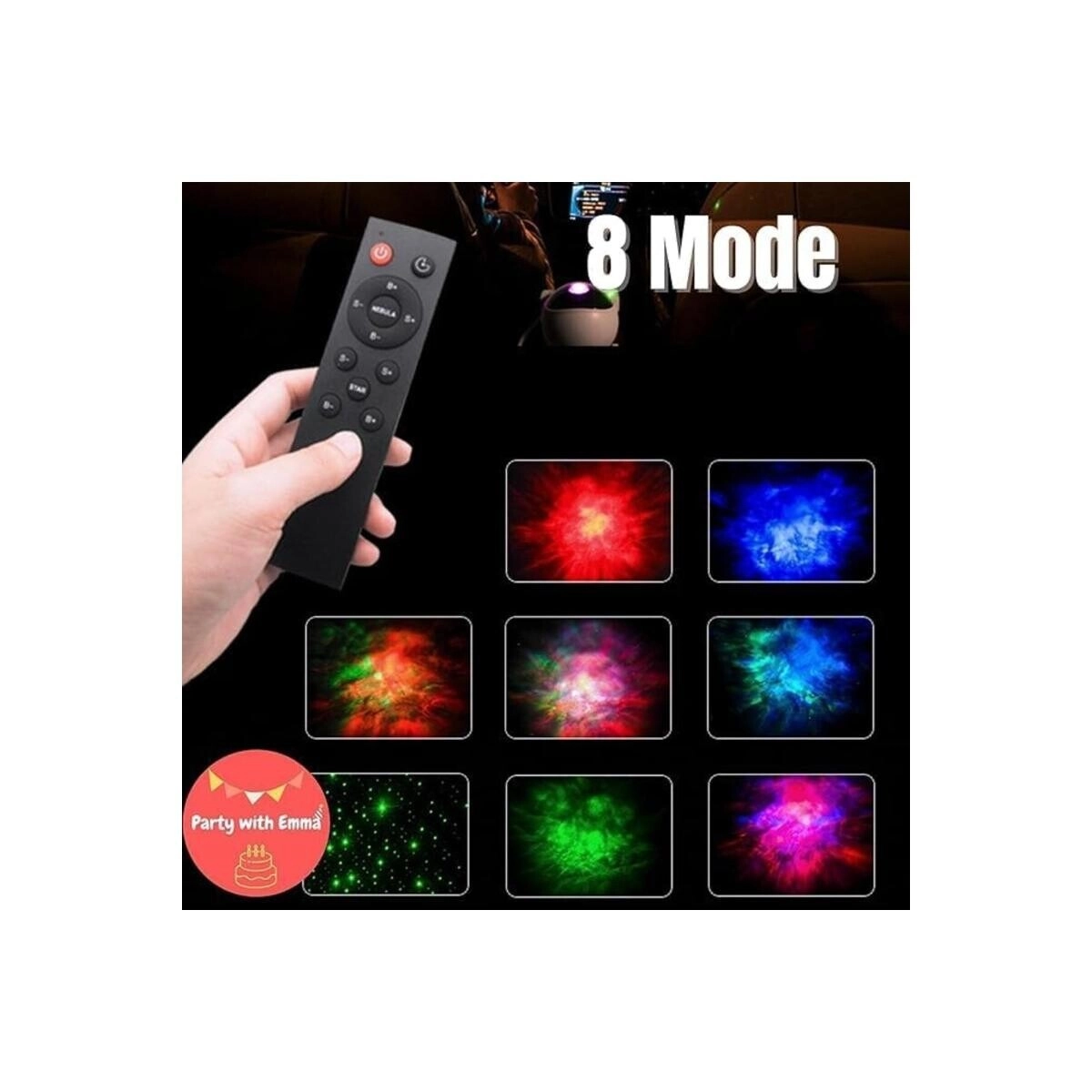 Galaxy Projector Night Light - RGB