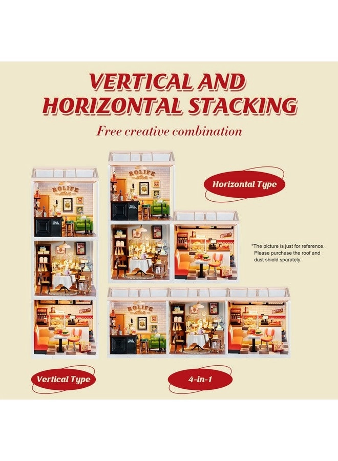 Miniature Plastic House - Diy With Led Sweet Sips Tea