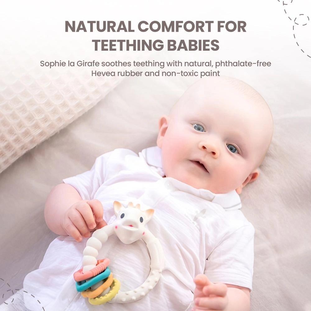 So'Pure Teething Colo'Rings - 100% NATURAL RUBBER