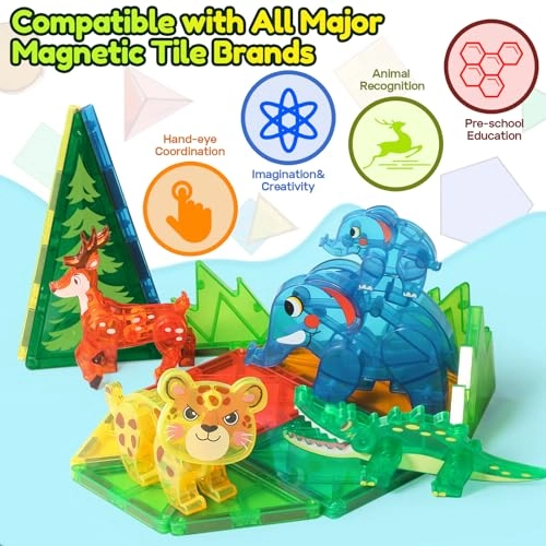 Magnetic Game Zoo Animal - 36 months - 12 years 5 pieces