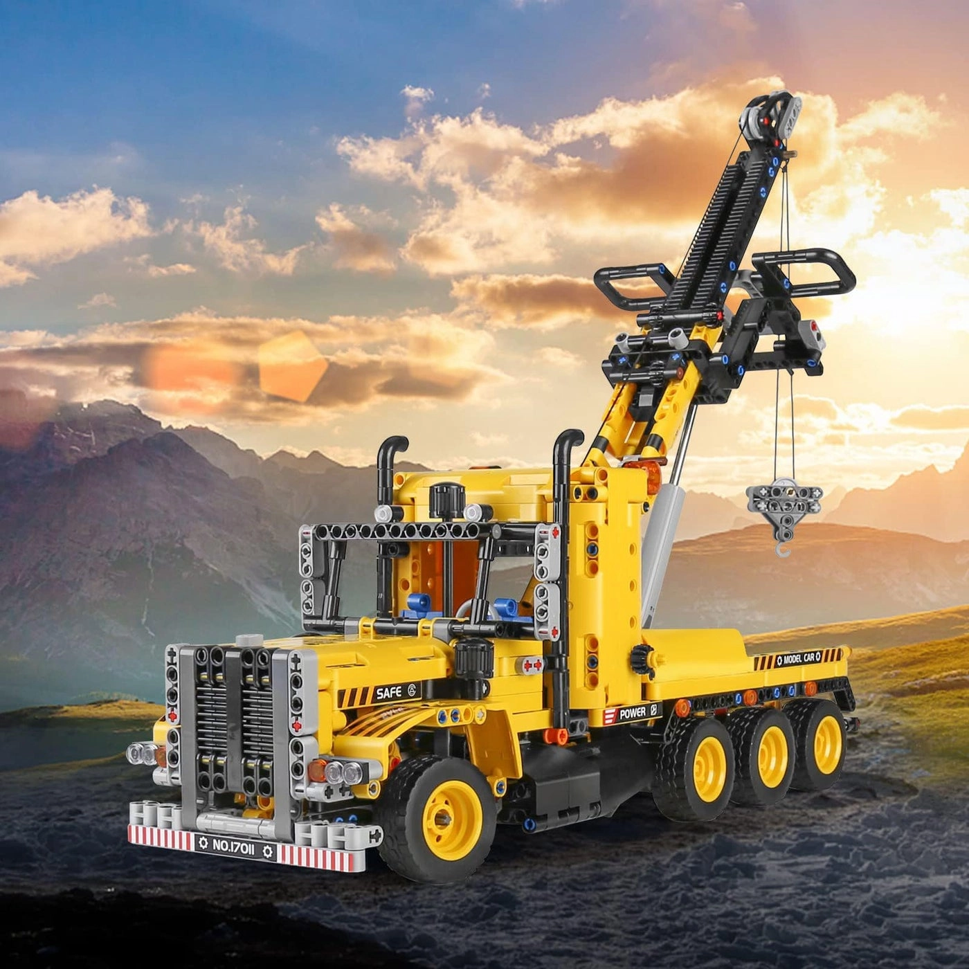 17011 Heavy-Duty Tow Truck - 1250 pcs for ages 8+