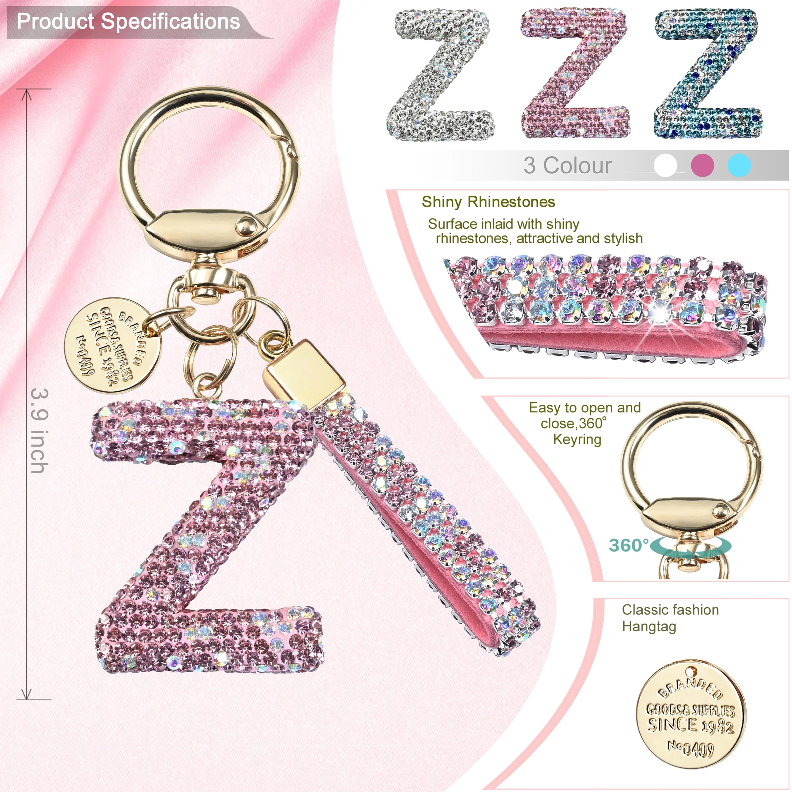 Initial Letter Keychain - Letter
