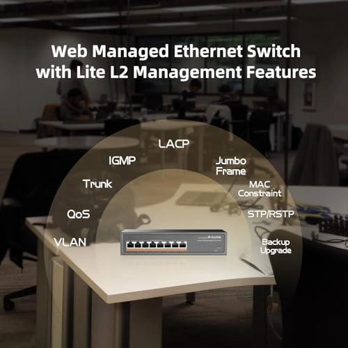 POE-G0800GM - 8-ports