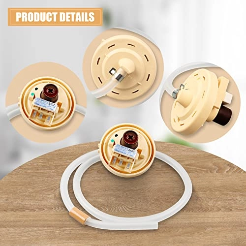 Water Level Pressure Switch - Replacement for LG WT1101CW|WT7600HWA|WT1201CW|WT1501CW|WT1201CV|T1309ADFH|T1309ADFN|WT5101HV|WT5101HW|T1309ADFH6