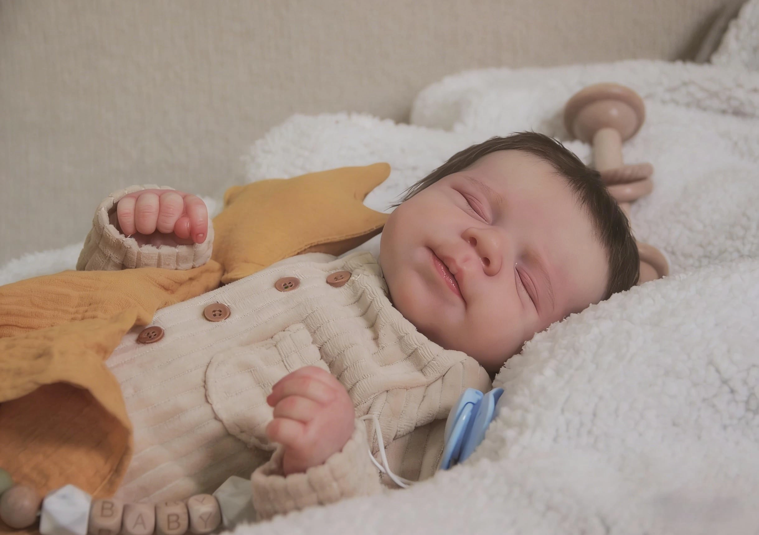 Pascale Reborn Baby Doll - 18 inch Vinyl sleeping Ages 3+