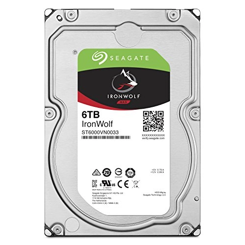 IronWolf 3.5" 7200rpm 256MB SATA 6Gb/s (ST6000VN001) - 6TB