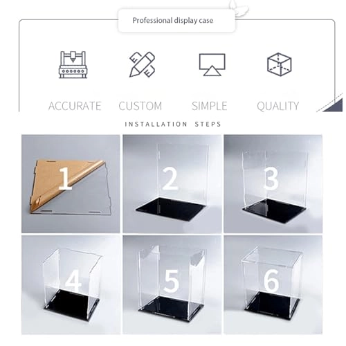 Acrylic Display Case - 62x30x20 cm for Lego 76139 Car Model