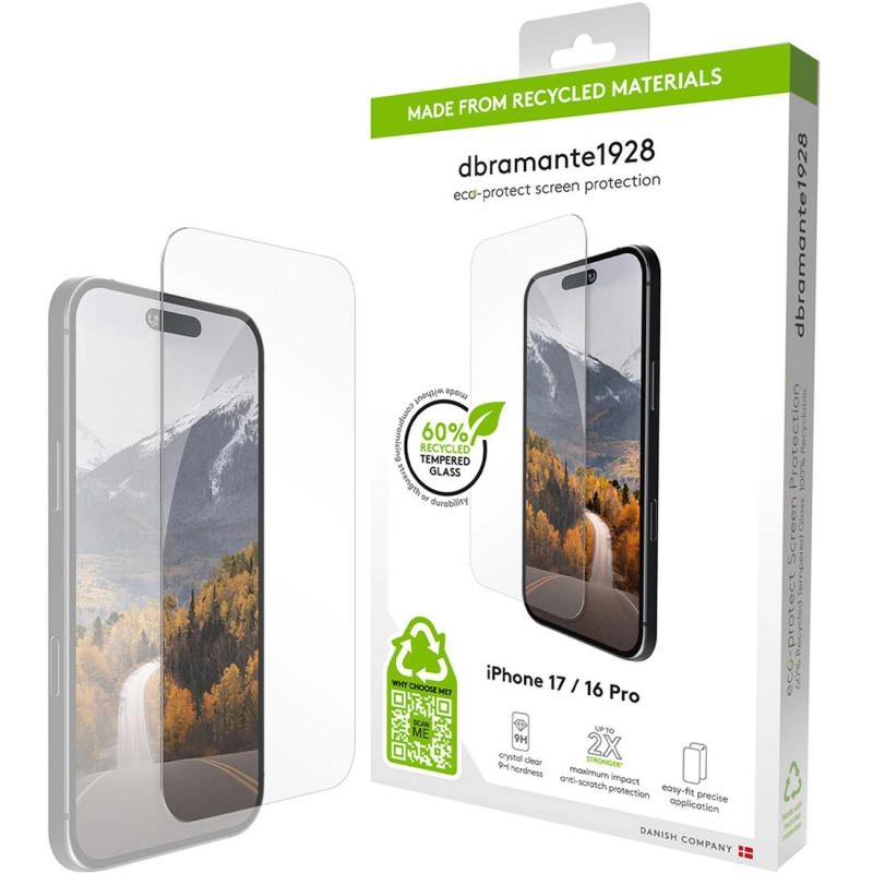 dbramante1928 Clear Tempered Glass Screen Protector for iPhone Air