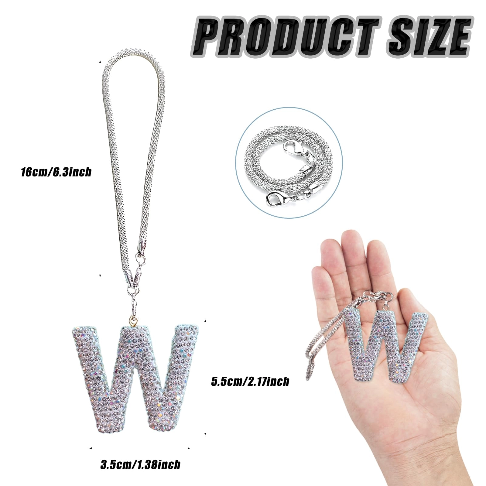 Bling Car Letter Charm