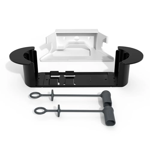 Wall Mount Kit + Starlink Ethernet Cable Caddy + Starlink Cable End Protection Cover - Starlink Mesh WiFi Router V2, Starlink Ethernet Adapter, Starlink Ethernet Cable (up to 150ft)