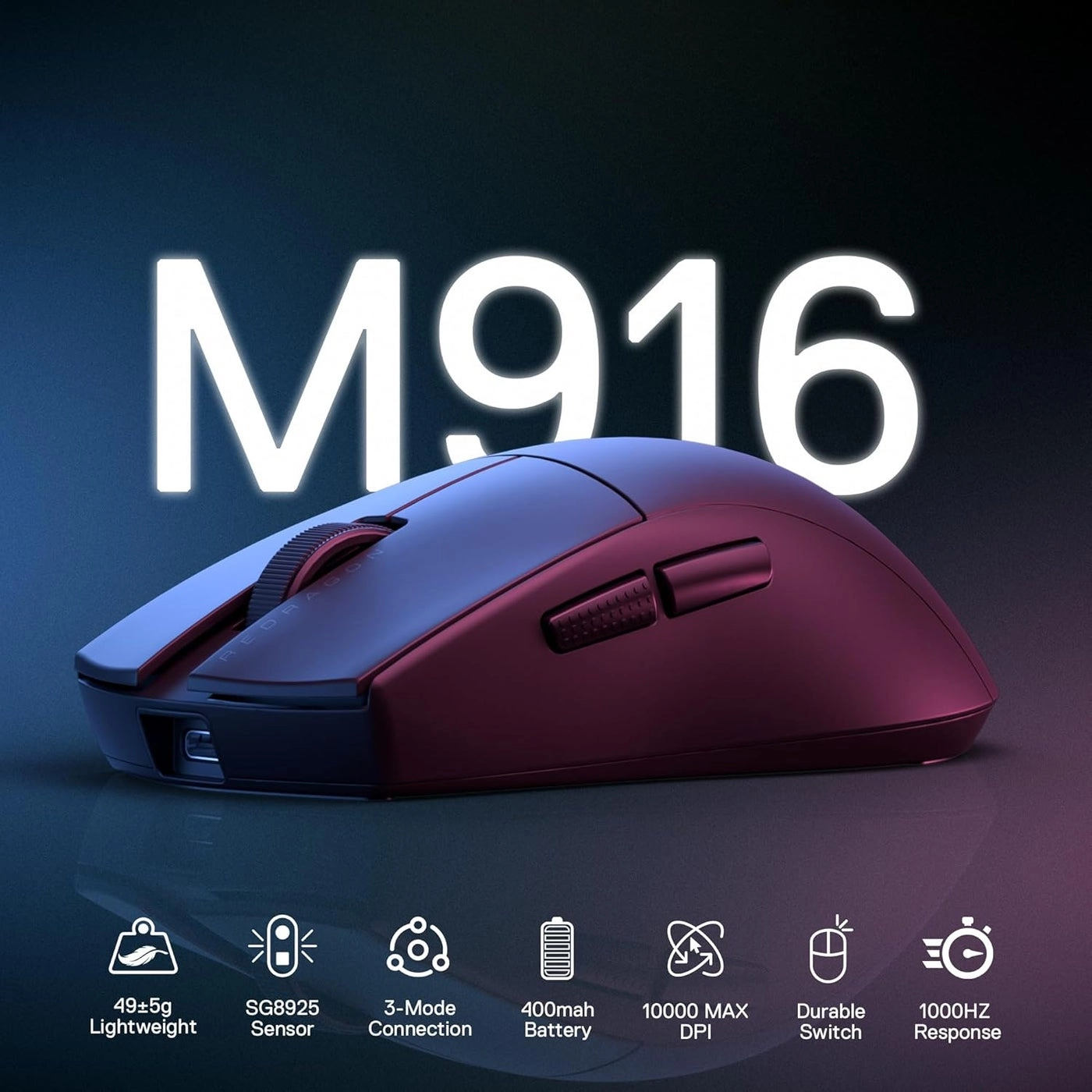 M916 Elite Gaming Mouse - USB