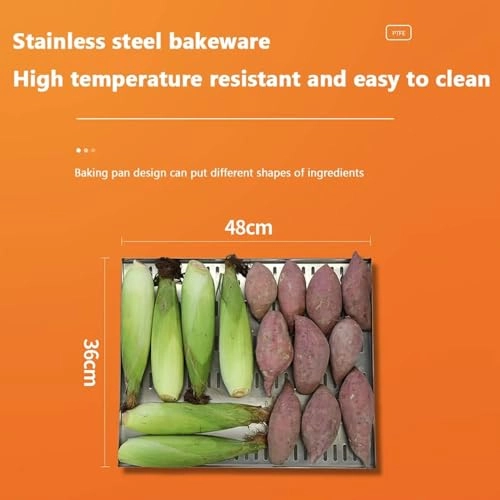 8585894804962 36*48cm Pizza oven - wood/charcoal