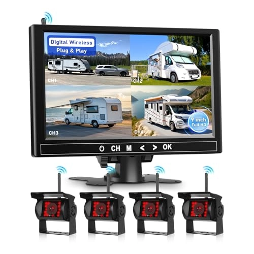 Wireless Backup Camera - Night Vision Wireless 720P