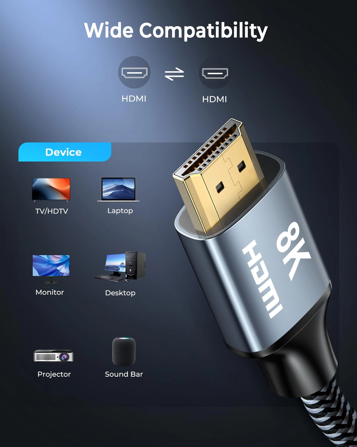 8K HDMI Cable - 15m