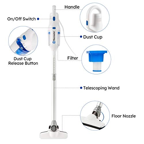 Portable Stick Vacuum Cleaner - 2 in 1