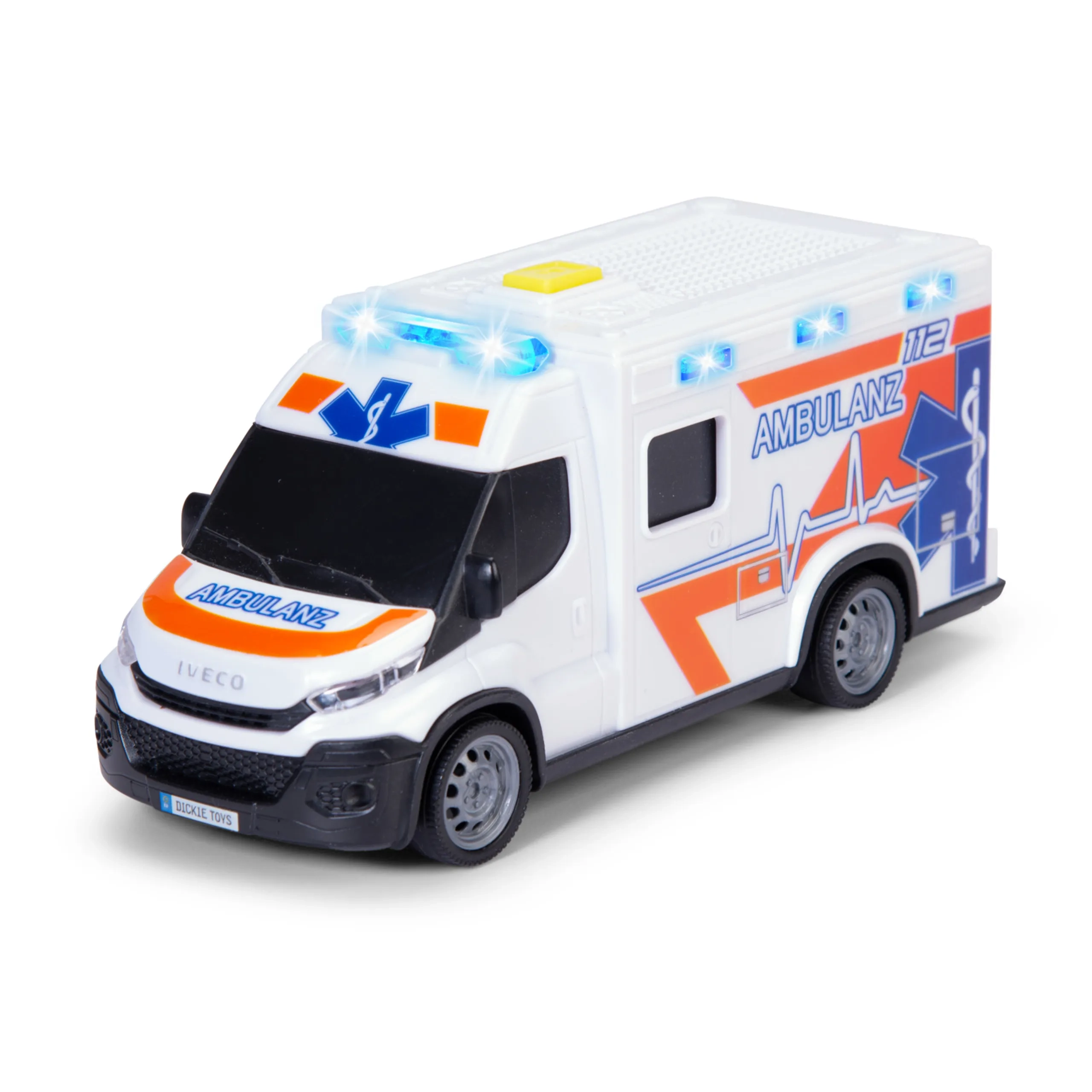 Dickie Iveco Daily Ambulance - 18 cm Multicolor