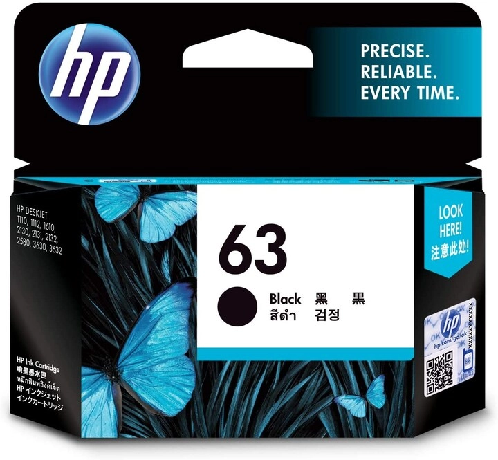 HP 63 - Standard Yield Black