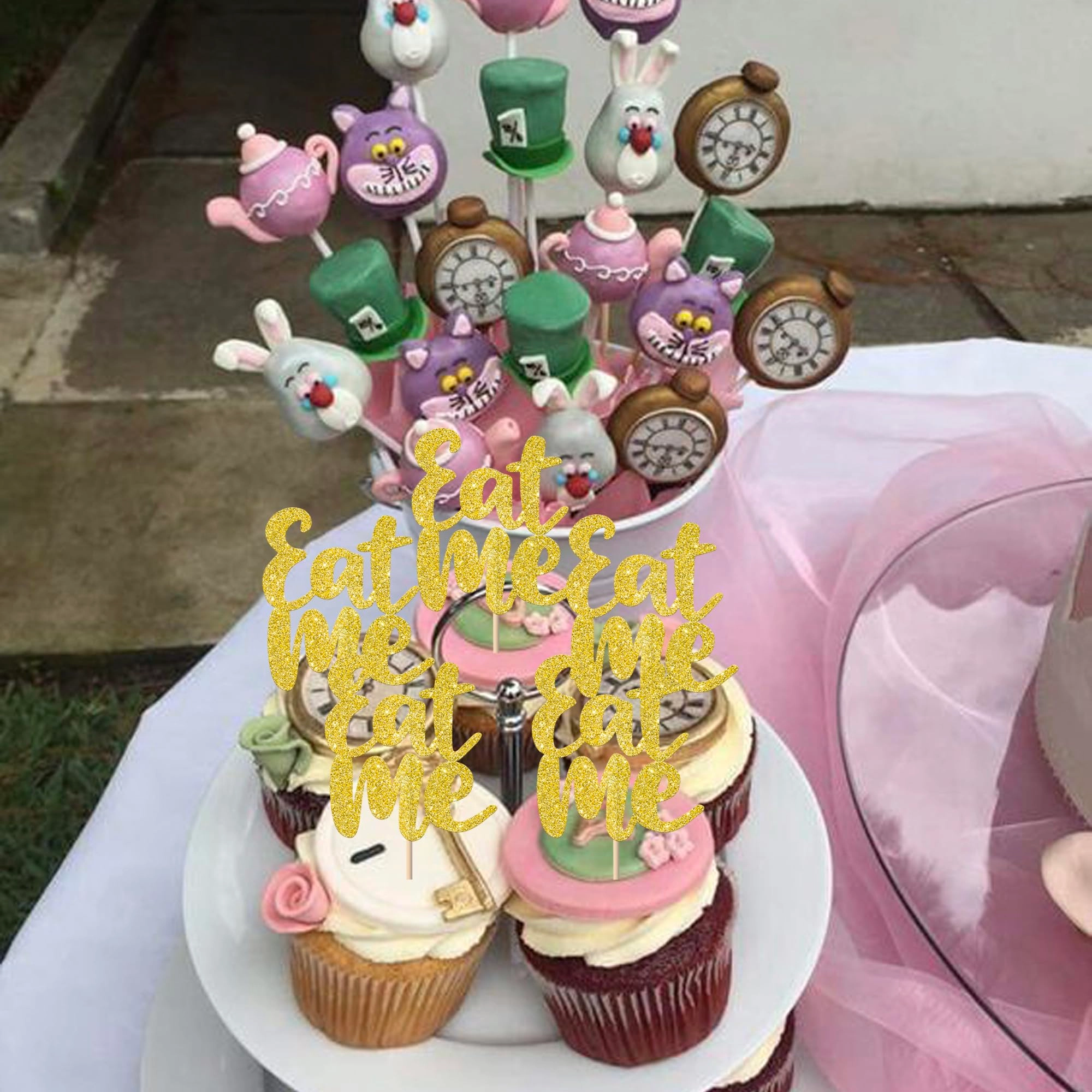 Eat Me Cupcake Toppers - 24 Pack Birthday
