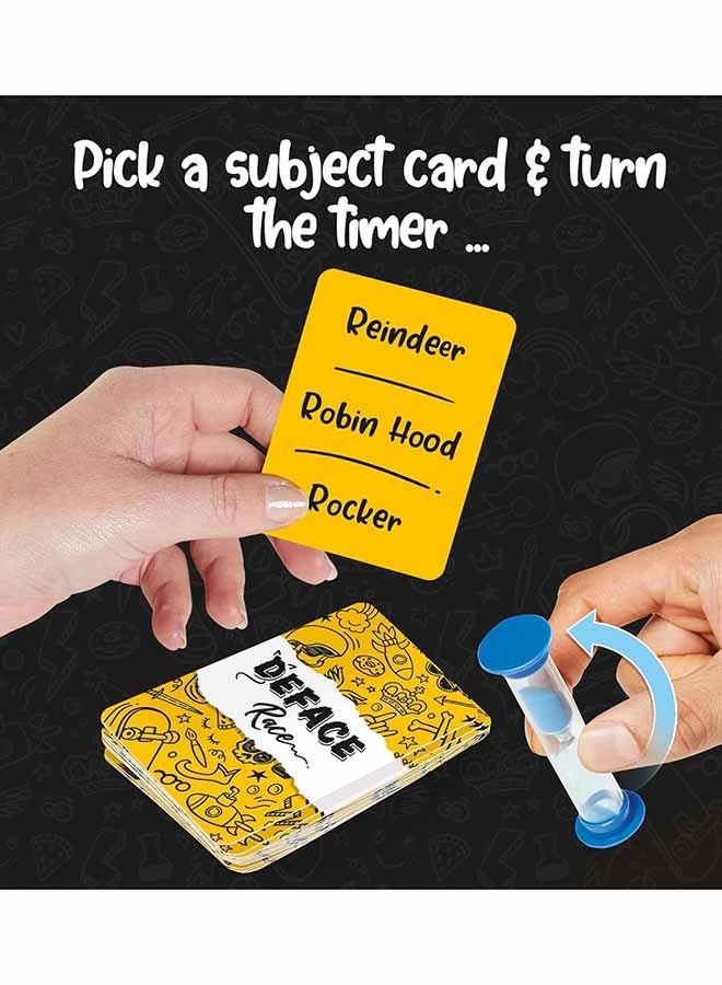 Deface Race - Family Card Game