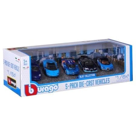 BBURAGO Blue Collection - 1:64 Metal Pack