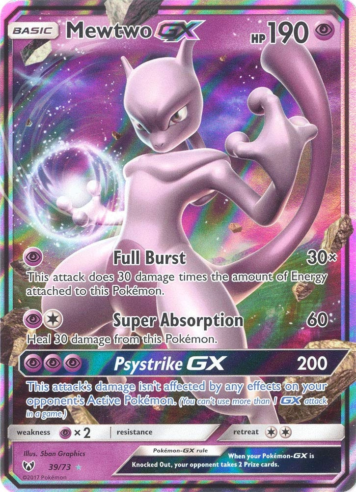 Pokmon Mewtwo GX 39/73 - English 1pcs