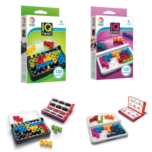 SmartGames Color Series + IQ Twist + IQ XOXO Puzzle