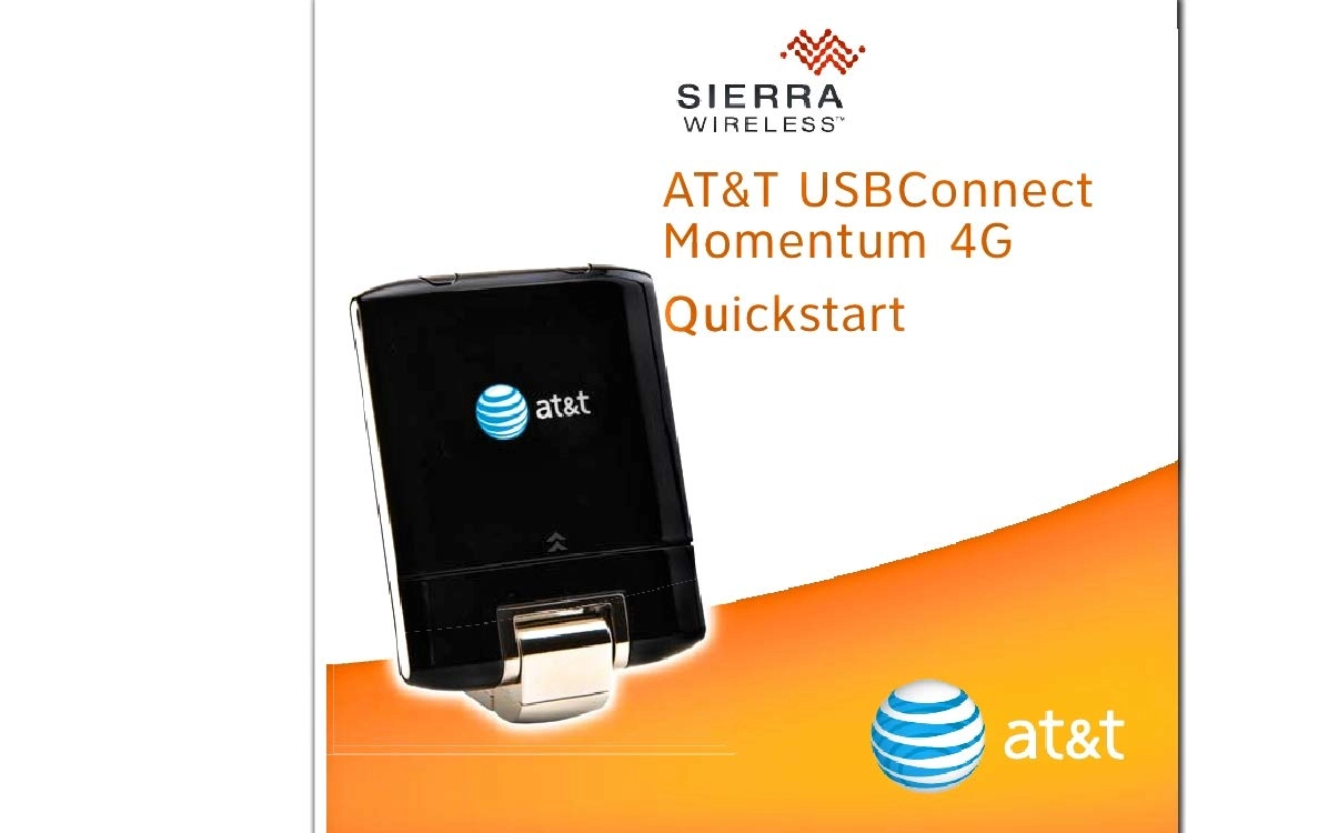 Sierra Wireless USBConnect Momentum Global 4G LTE USB Modem - AT&T USBConnect Momentum - 4G LTE 50 Megabits Per Second