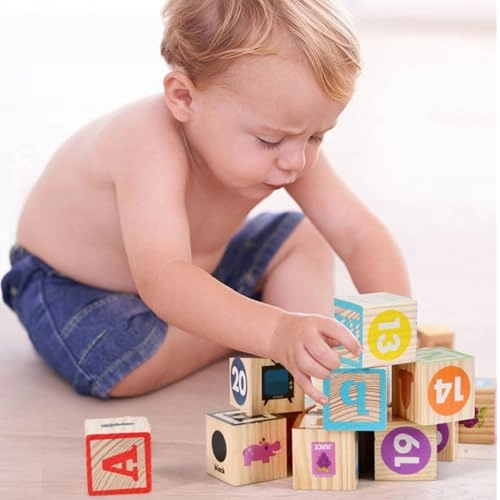 Alphabet Blocks - 2 - 12 months 26 pieces